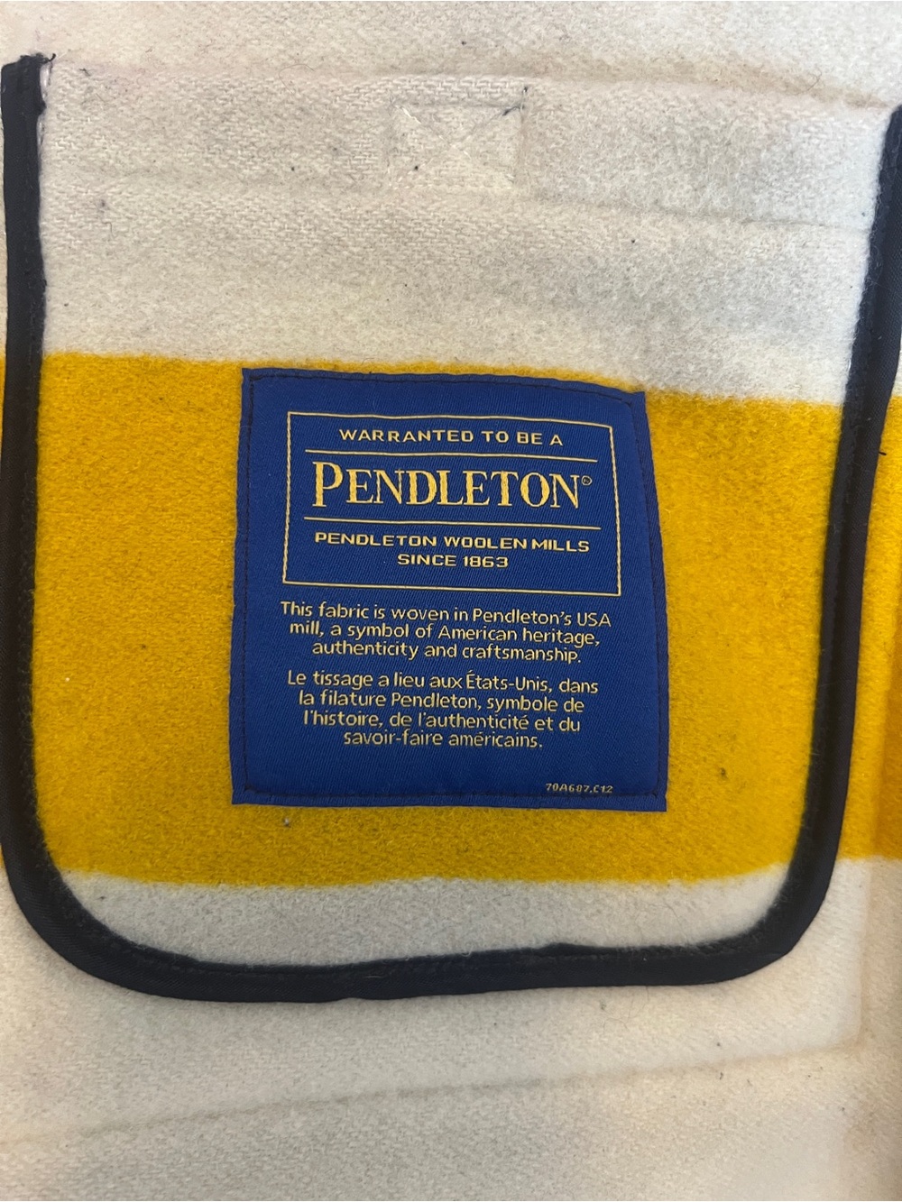Hudson’s Bay Company x Pendleton wool duffel coat size:small - Picture 4 of 6